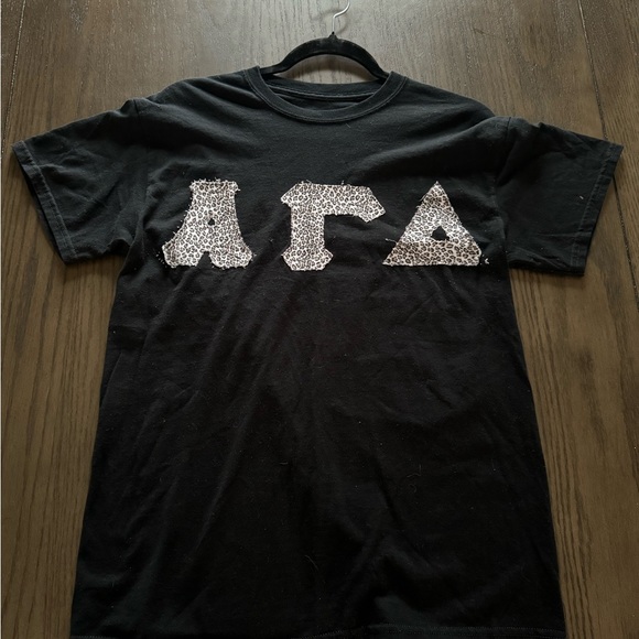 Embroidered Alpha Gamma Delta T-Shirt | AGD | ΑΓΔ - Picture 1 of 4